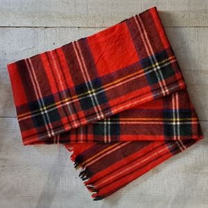 Red Plaid Scarf